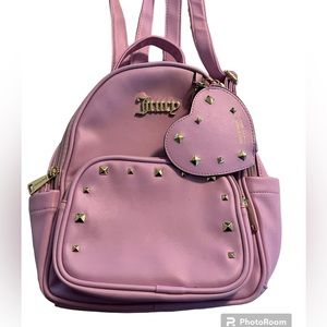 Juicy Couture Mini Light Purple Backpack Purse
